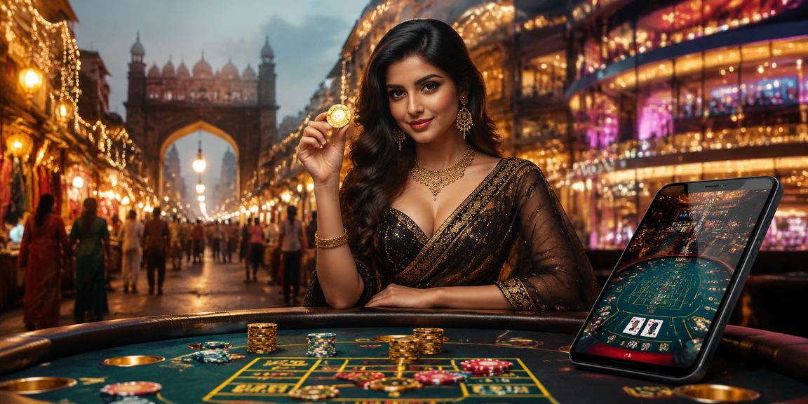 VIP mobile gaming experience with neon baccarat interface