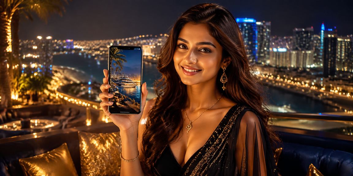 Indian player logging in through casino app